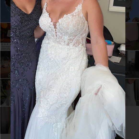 ENZOANI: PEBBLES WEDDING DRESS - Picture 3 of 6